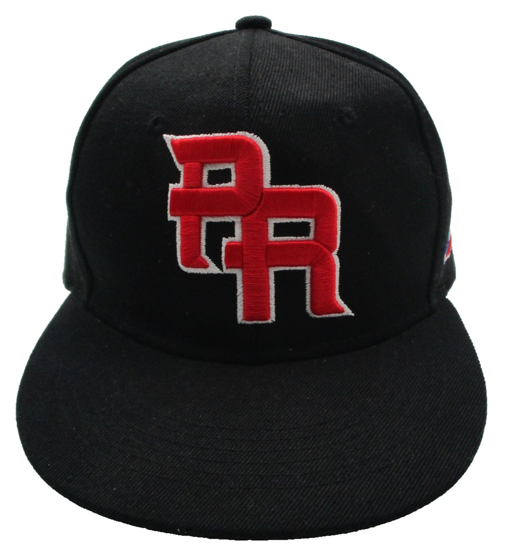 Puerto Rico Hat Cap Snap Back One Size Black Baseball Mens PR Flag WBC Logo